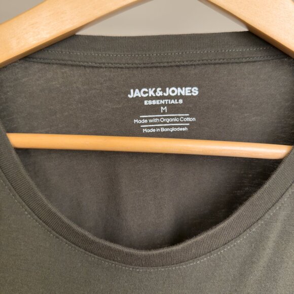 Jack & Jones Dark Green Long Sleeve T-Shirt (Medium) - Picture 4 of 4